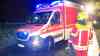 Pritschenwagen prallt mit hoher Geschwindigkeit gegen Baum - Vier Schwerverletzte: Fahrer verlor aus ungeklärter Ursache Kontrolle über Fahrzeug - Rettungskräfte im Großeinsatz 